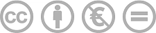 Symbol Creative Commons Namensnennung - Nicht-kommerziell - Weitergabe unter gleichen Bedingungen (CC BY-NC-SA)