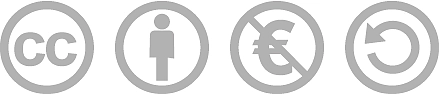 Symbol Creative Commons Namensnennung - Nicht-kommerziell - Weitergabe unter gleichen Bedingungen (CC BY-NC-SA)